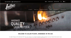 Desktop Screenshot of lollarguitars.com